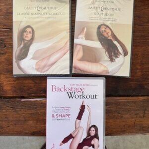 3 Ballet Beautiful DVDs, Brand new